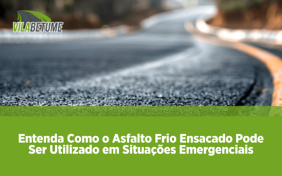 Entenda Como o Asfalto Frio Ensacado Pode Ser Utilizado em Situações Emergenciais