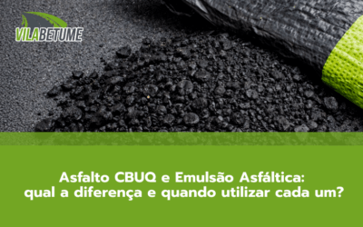 Asfalto CBUQ e Emulsão Asfáltica: qual a diferença e quando utilizar cada um?